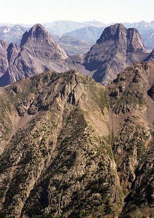 Arrow Peak and Vestal Peak
