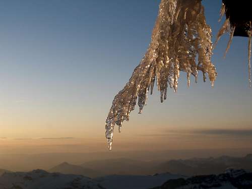 Icicle from the Midi Cable Car Station