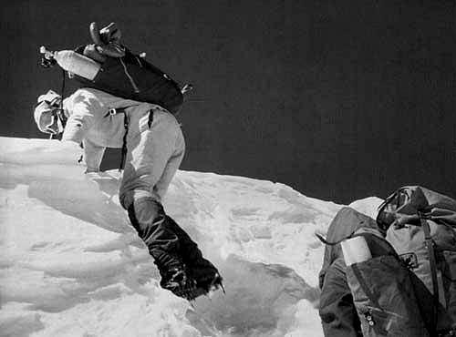 Wanda Rutkiewicz before summit of Mount Everest 1978