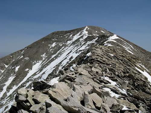 E Spanish summit ridge