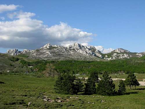 View towards Dabarski Kukovi