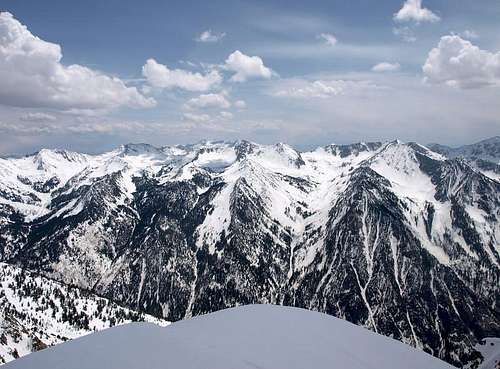 Alpine Ridge from the west Twin
