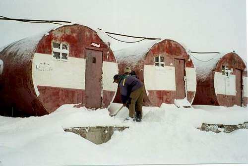 The Barrels Hut on Elbrus. It...