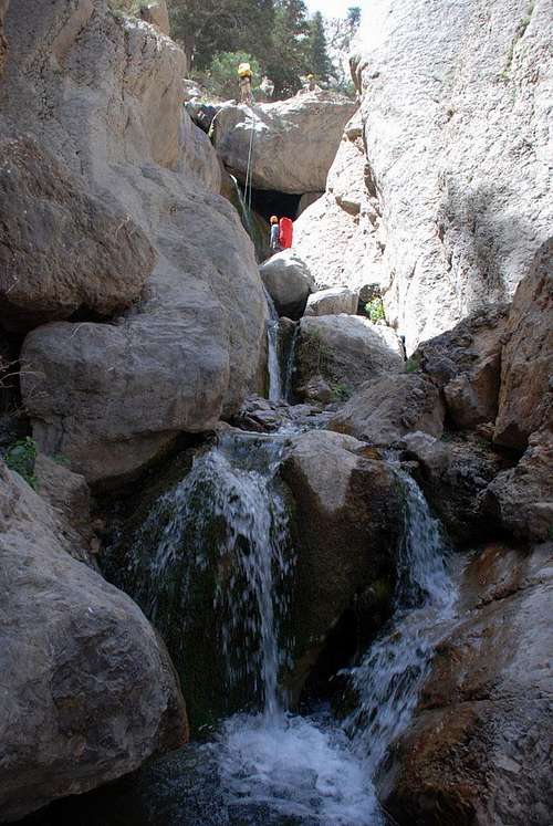 Descending waterfalls