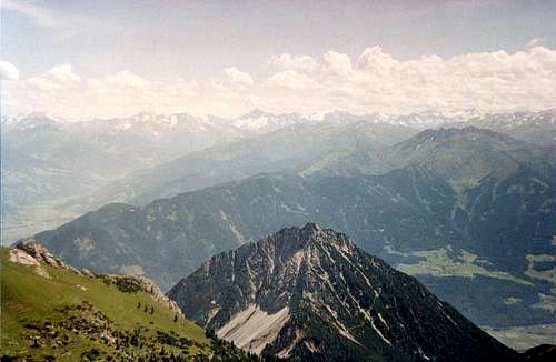 View toward Zillertaler Alps from Rofan