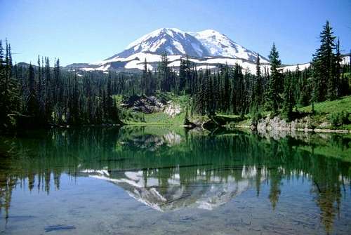 Mt. Adams from the same lake...