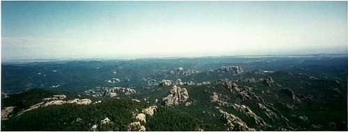 The view from Harney Peak...
