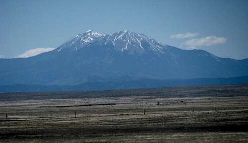 Spanish Peaks - from the Plains