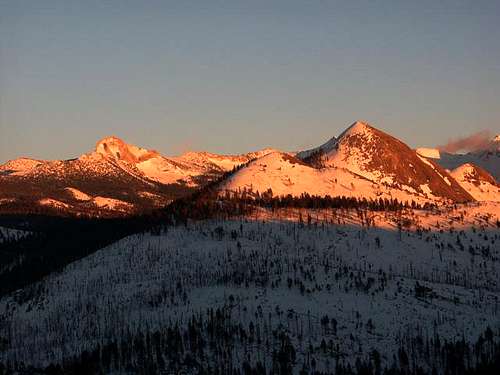 Mt. Clark and Mt. Starr King...