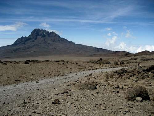 Mwenzi Peak from the Saddle