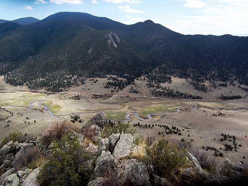Looking across the Tarryall Valley to the Puma Hills