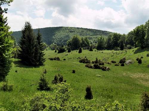 Zsidó-rét at the plateau of Bükk