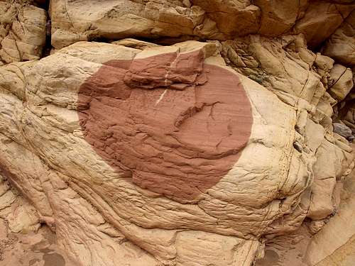 interesting geology in Lean-To Canyon