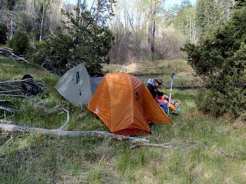 Camp at Medano Creek