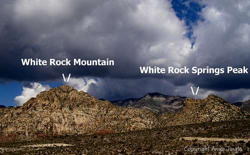 White Rock and Springs Peak
