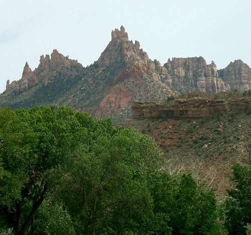 Eagle Crags south of Zion