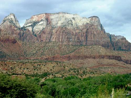 West Temple from road to Springdale