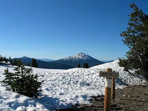 Mt. Bachelor from the Moraine...