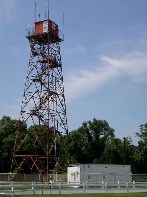 Radio tower located near Highpoint