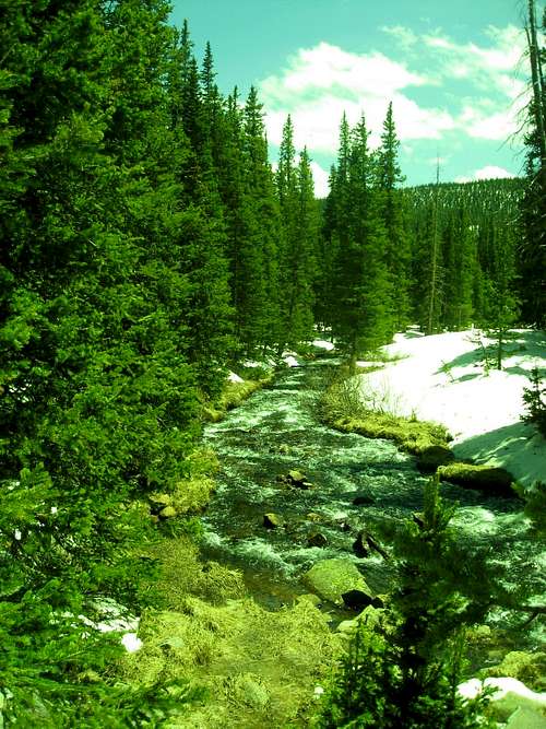 River in the Indian Peaks