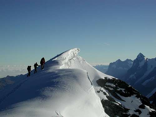 Summit of Morgenhorn 3623m