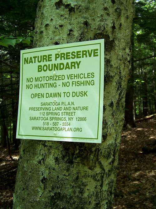 Spruce Mountain Trail Sign