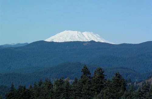 View of Mount St. Helens from...