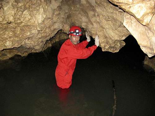 Me inside one of Daniyal cave's pool