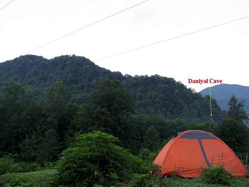 My tent , Jungle & cave's enterance
