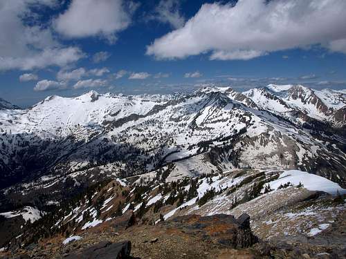 Alpine Ridge from Box Elder Peak