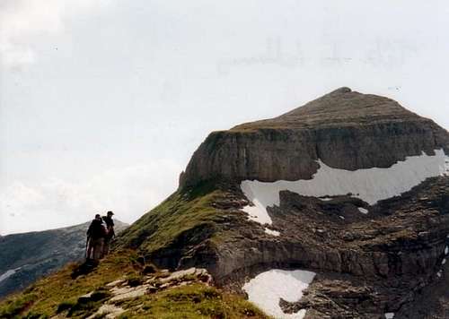 The main peak