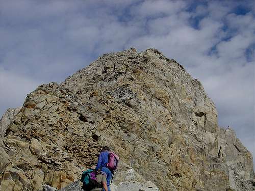south ridge from Pizzo Rotondo 3192m