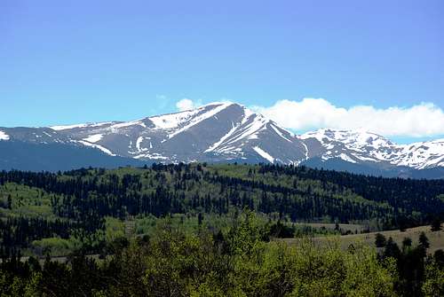 Mt. Silverheels from the East