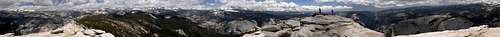 Yosemite panoramic view from Clouds Rest 6/4/08