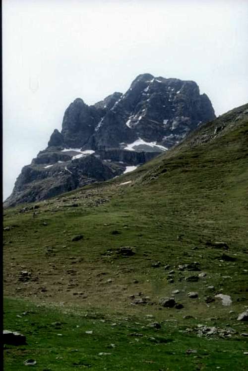 North face of Anayet, as seen...
