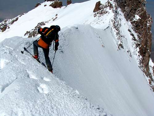 Erciyes-skiing the North Face