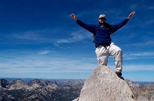 Me on top of Mount Cramer....
