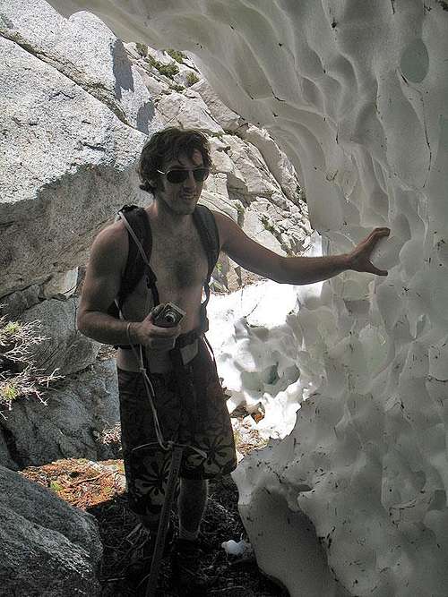 Dave in Snow Cave