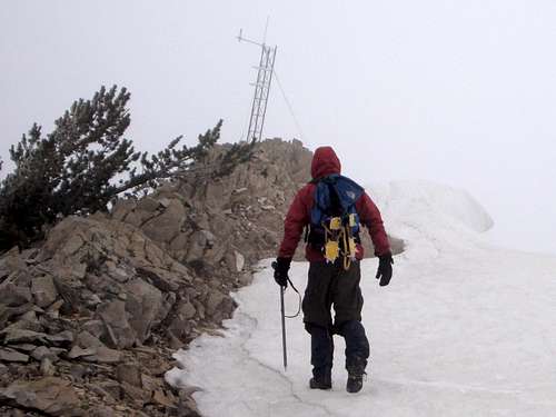 Approaching the North Most Peak On Cascade Mtn (Utah)