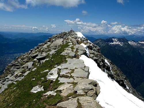 Summit of Pizzo di Claro 2727m