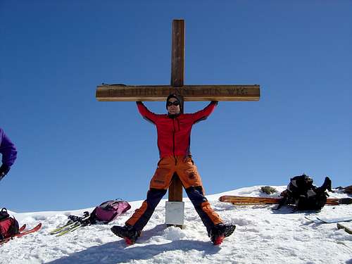 Summit cross of Sustenhorn 3503m
