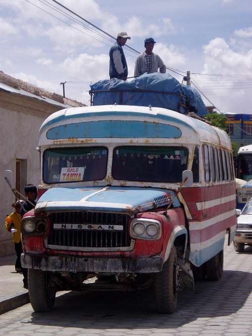 Rough travelling  in Southwestern Bolivia