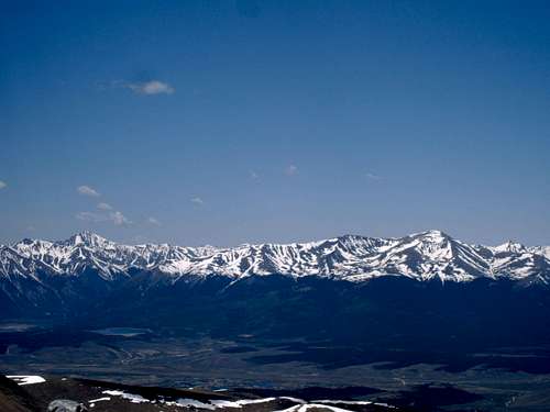 Mount Elbert and La Plata Peak