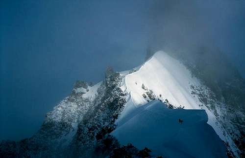 The Dent du Géant from the...