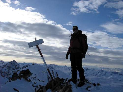 Summit of Flüela Wisshorn 3085m