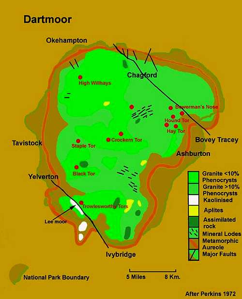 Dartmoor Geological Map