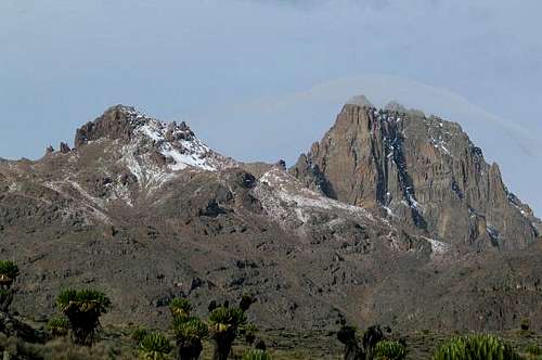 Mount Kenya as seen from the...