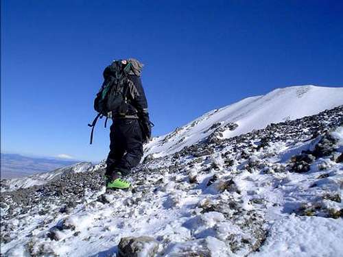 Near the summit of Nevado de...