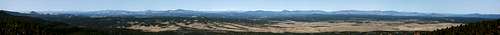 Panoramic view from Raspberry Mountain