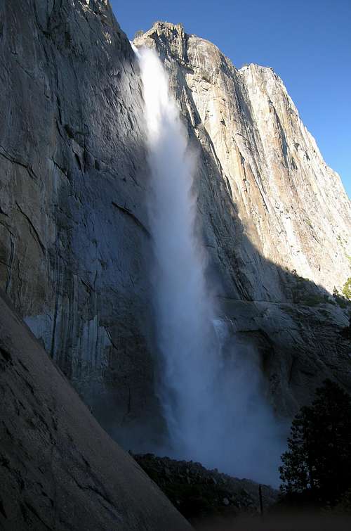 Upper Yosemite Falls on Descent 6/5/08
